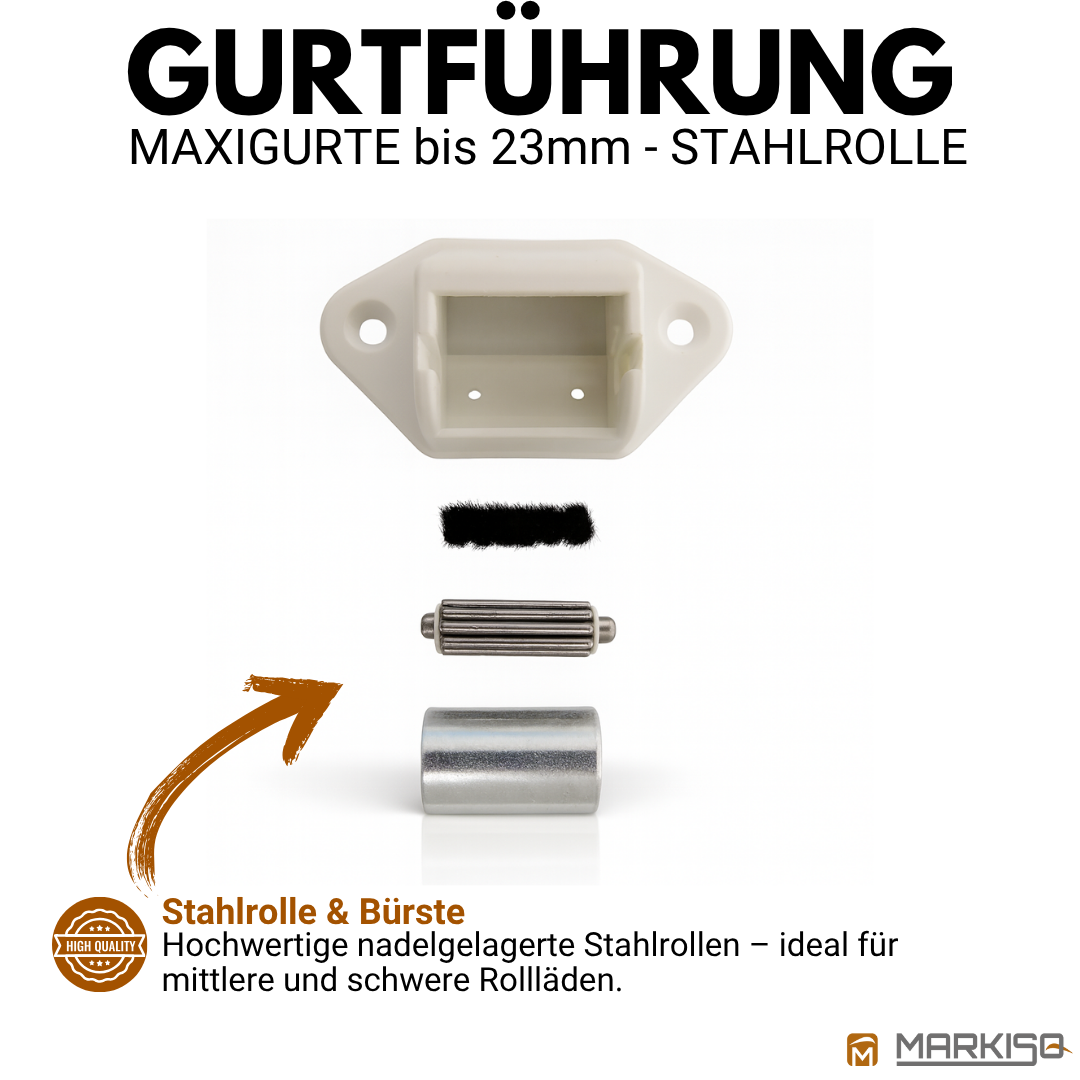 Rolladen Gurtführung Stahlrolle