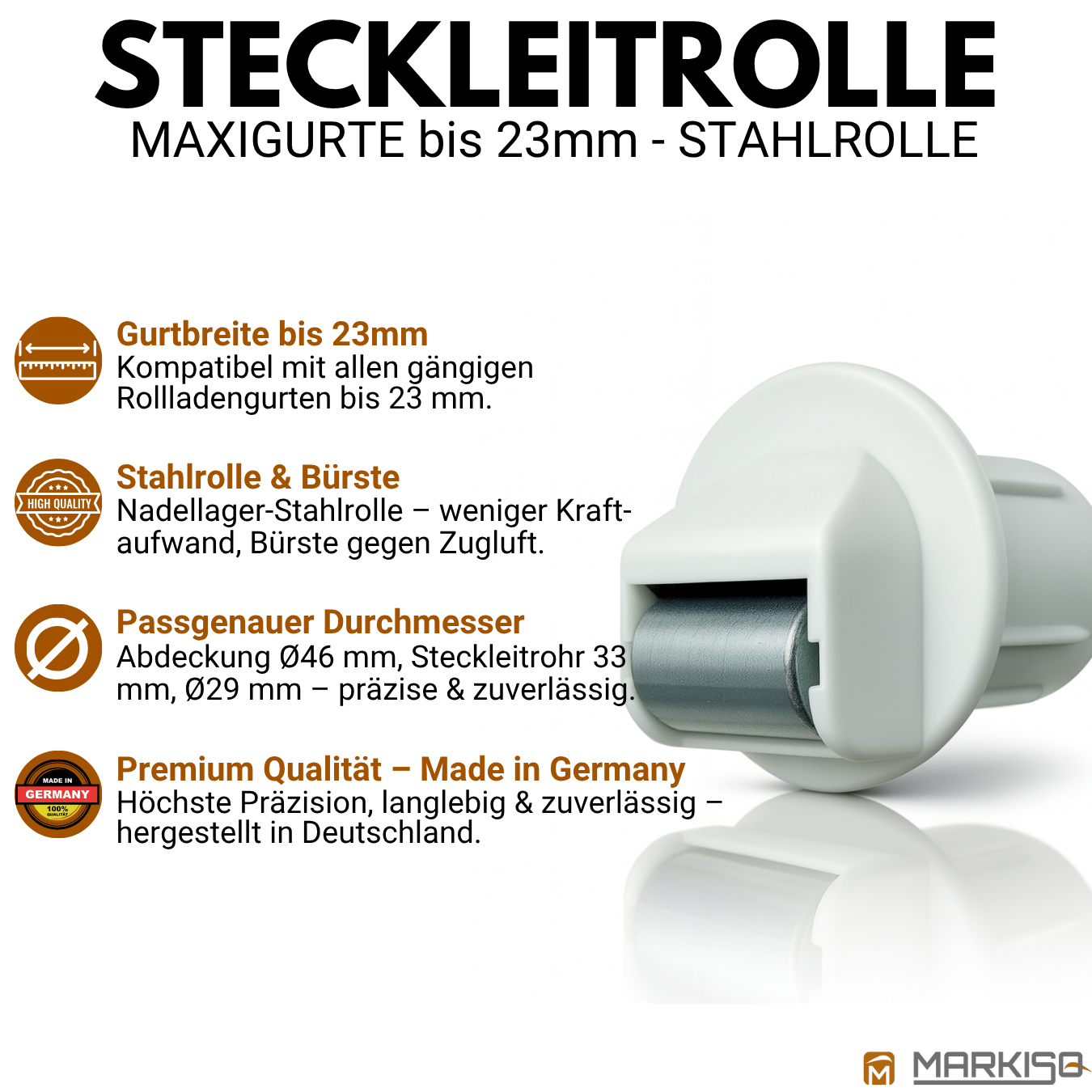 Steckleitrolle