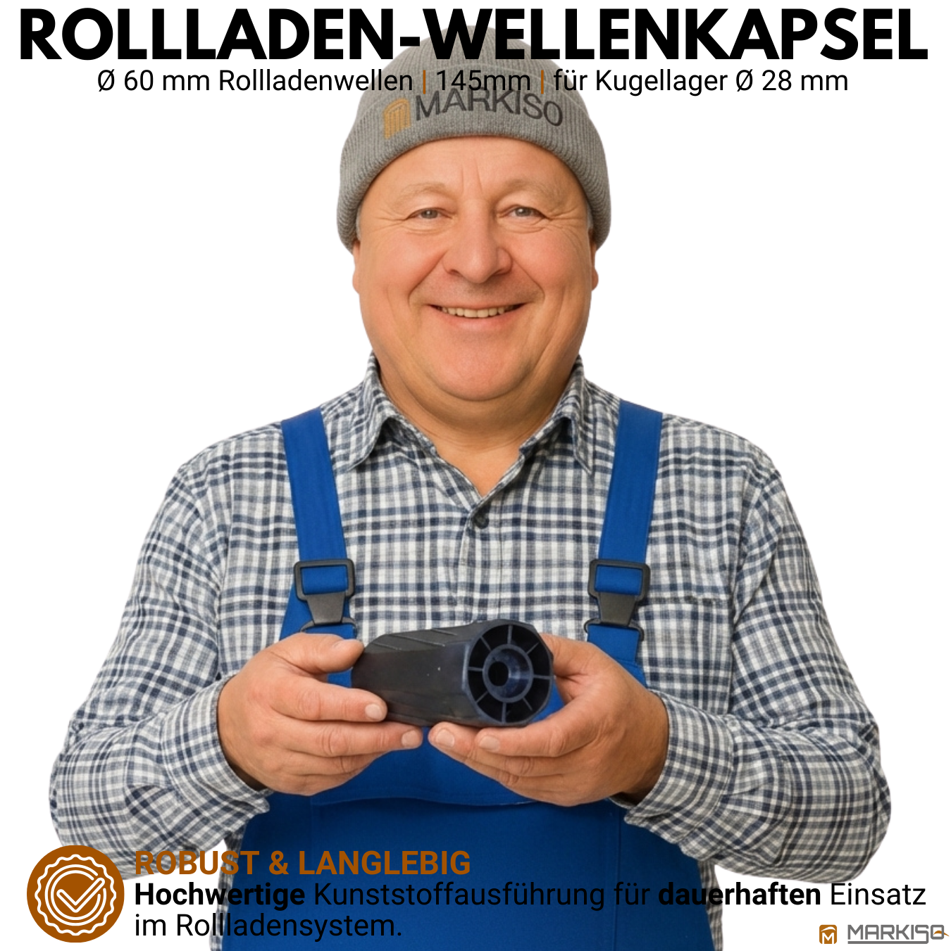 Rolladen Wellenkapsel