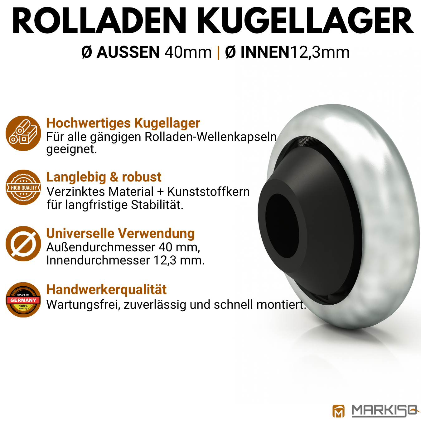 Rolladen Kugellager
