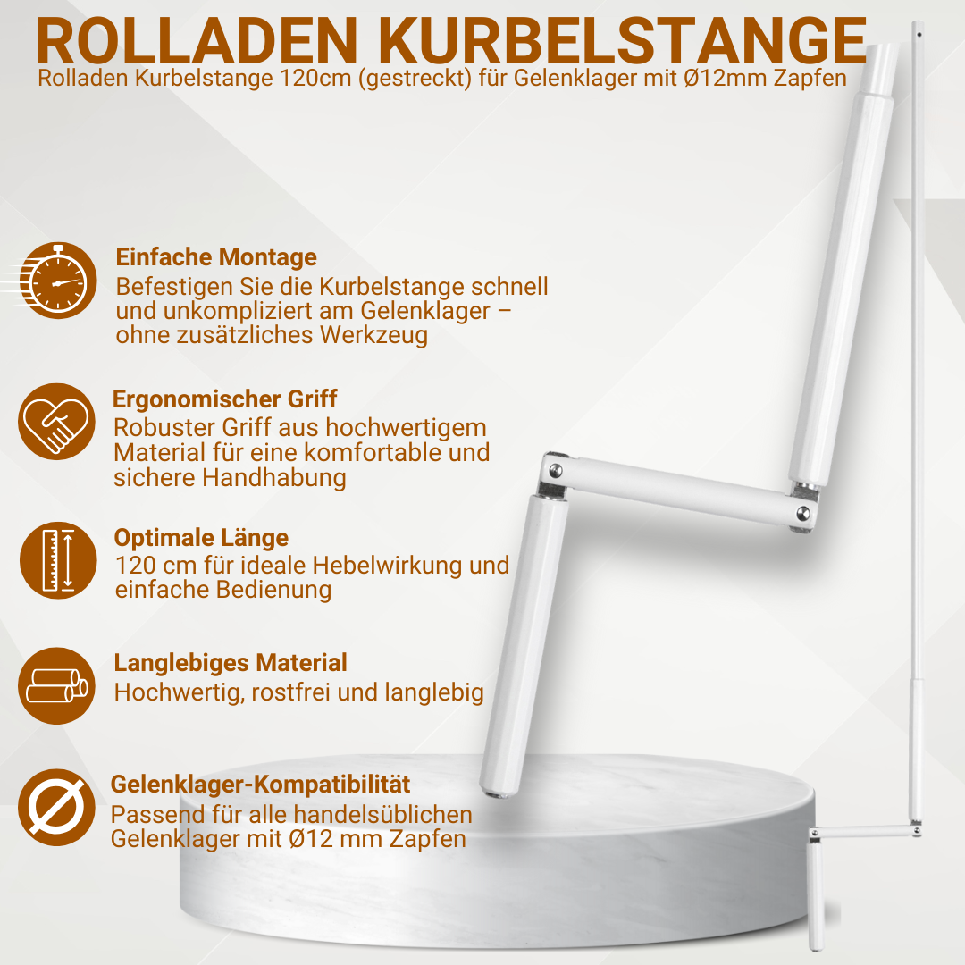 Rolladen Kurbelstange INFO