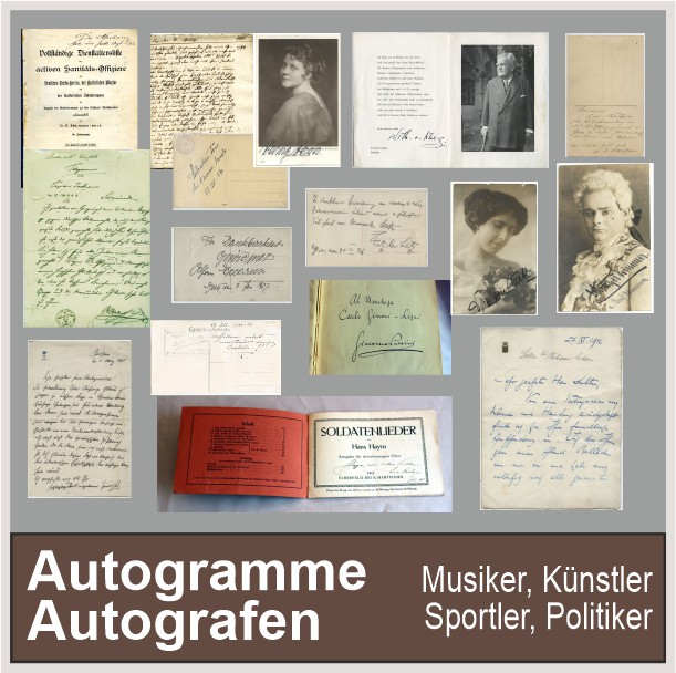Autographen, Autogramme