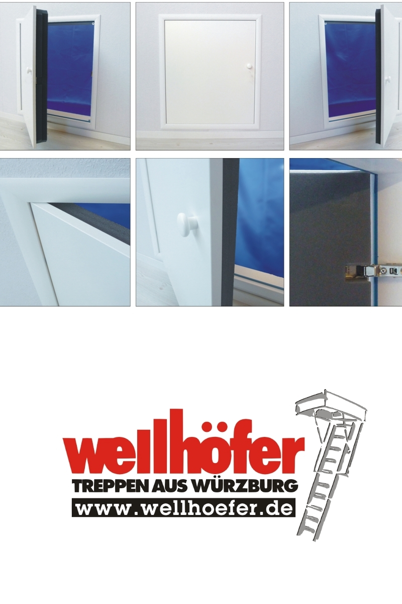 Wellhöfer Kniestocktür mit Wärmeschutz 3D 100 x 70 cm – Bild 2