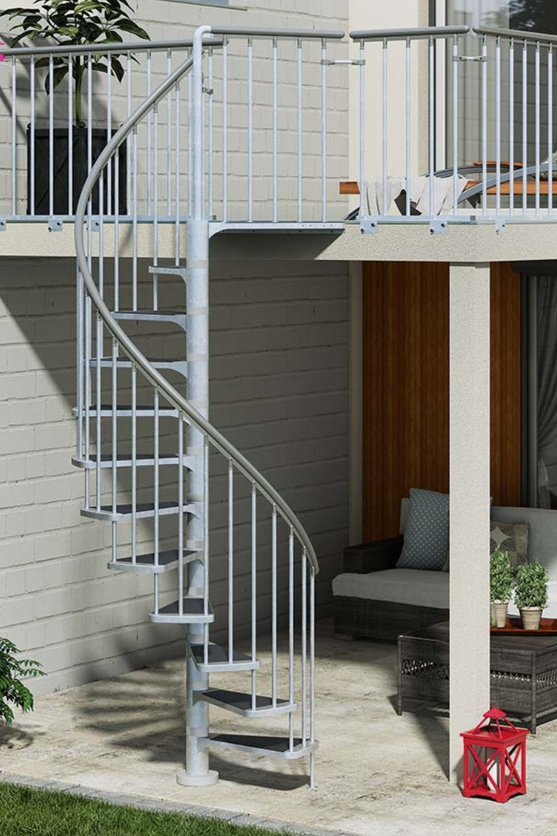 Außentreppe Spindeltreppe Dolle Gardenspin 155 TRIMAX – Bild 2