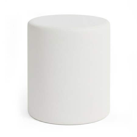 Sitzhocker Weiß Ø39 x 45cm