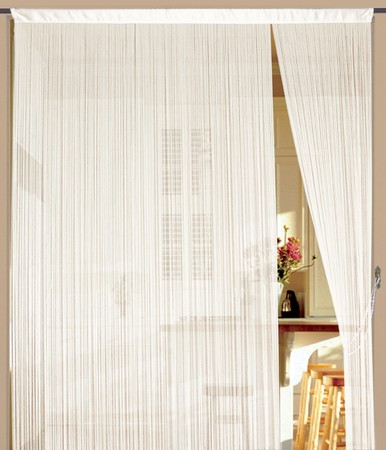 Fadenvorhang Perlweiß Creme 150 cm x 200 cm (BxH) – Kaikoon