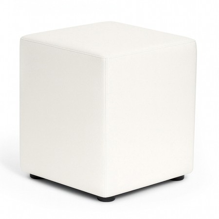 Sitzwürfel Weiß Maße: 43 cm x 43 cm x 51 cm