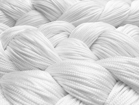 Fadenvorhang Weiß 150 cm x 1000 cm (BxH) B1 schwer entflammbar – Kaikoon