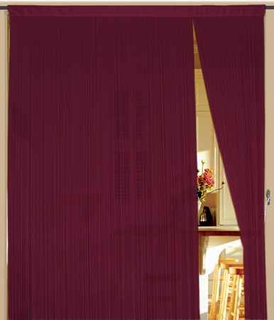 Fadenvorhang Bordeaux 150 cm x 800 cm (BxH) – Kaikoon