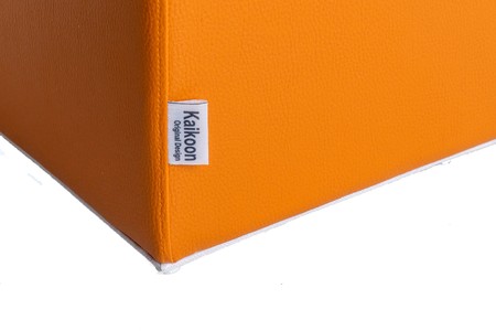 Sitzwürfel Orange Maße: 43 cm x 43 cm x 51 cm