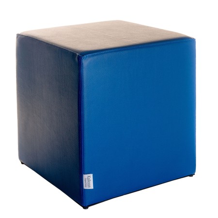 Sitzwürfel Blau Maße: 43 cm x 43 cm x 51 cm