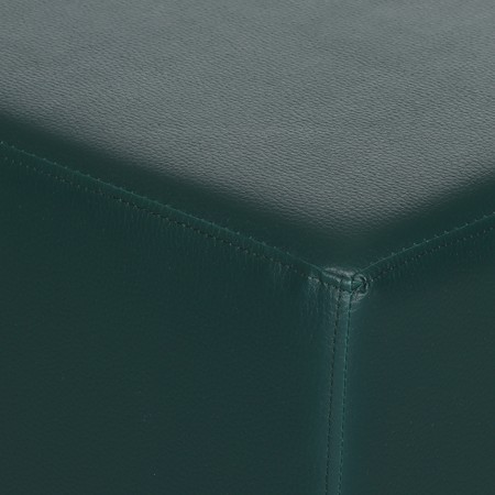 Kaikoon Sitzwürfel Dunkelgrün – Kunstleder Hocker 43×43×51 cm für Events, Messe, Gastronomie & Zuhause