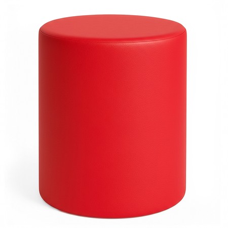 Sitzhocker Rot Ø39 x 45cm