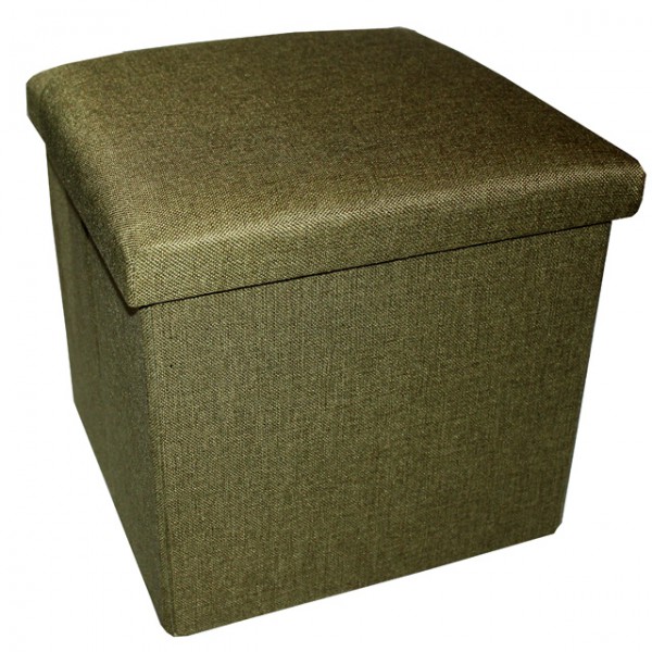 Aufbewahrungsbox zum Sitzen 34x34x33cm faltbar, mit gepolstertem Deckel