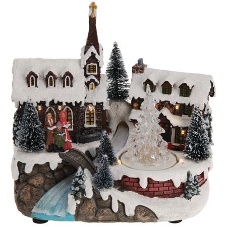 Weihnachtsszene Led Beleuchtung Tannenbaum Schlittschuh Weihnachten Winter Deko Pfauenhof Shop