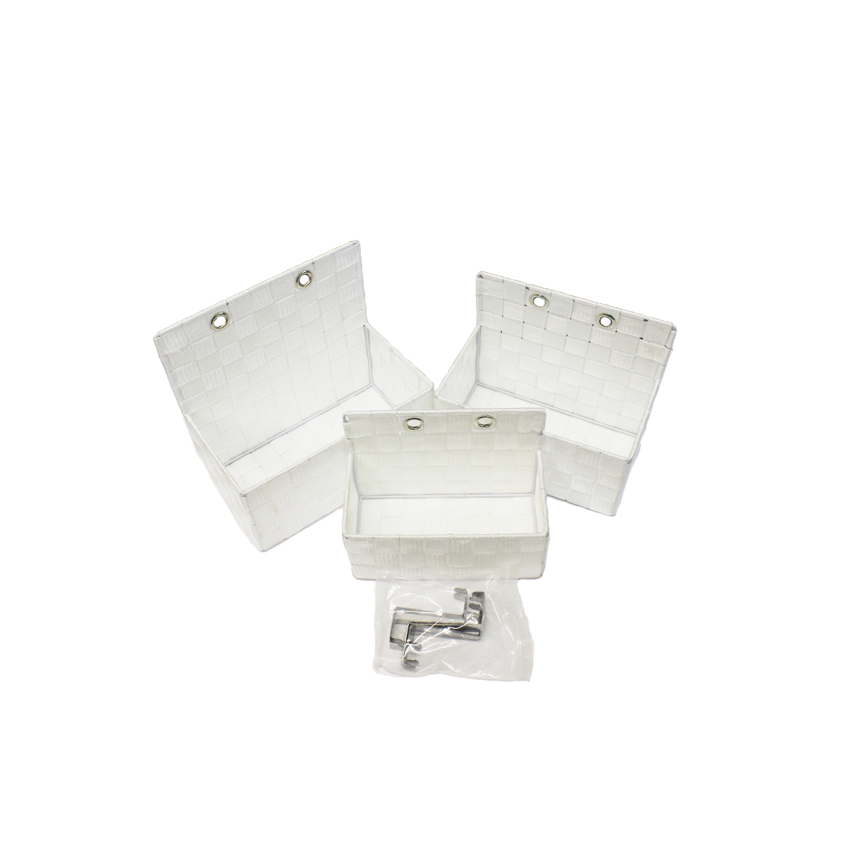 Aufbewahrungskörbe 3er Set hängend dekorativ Hängekorb Korb