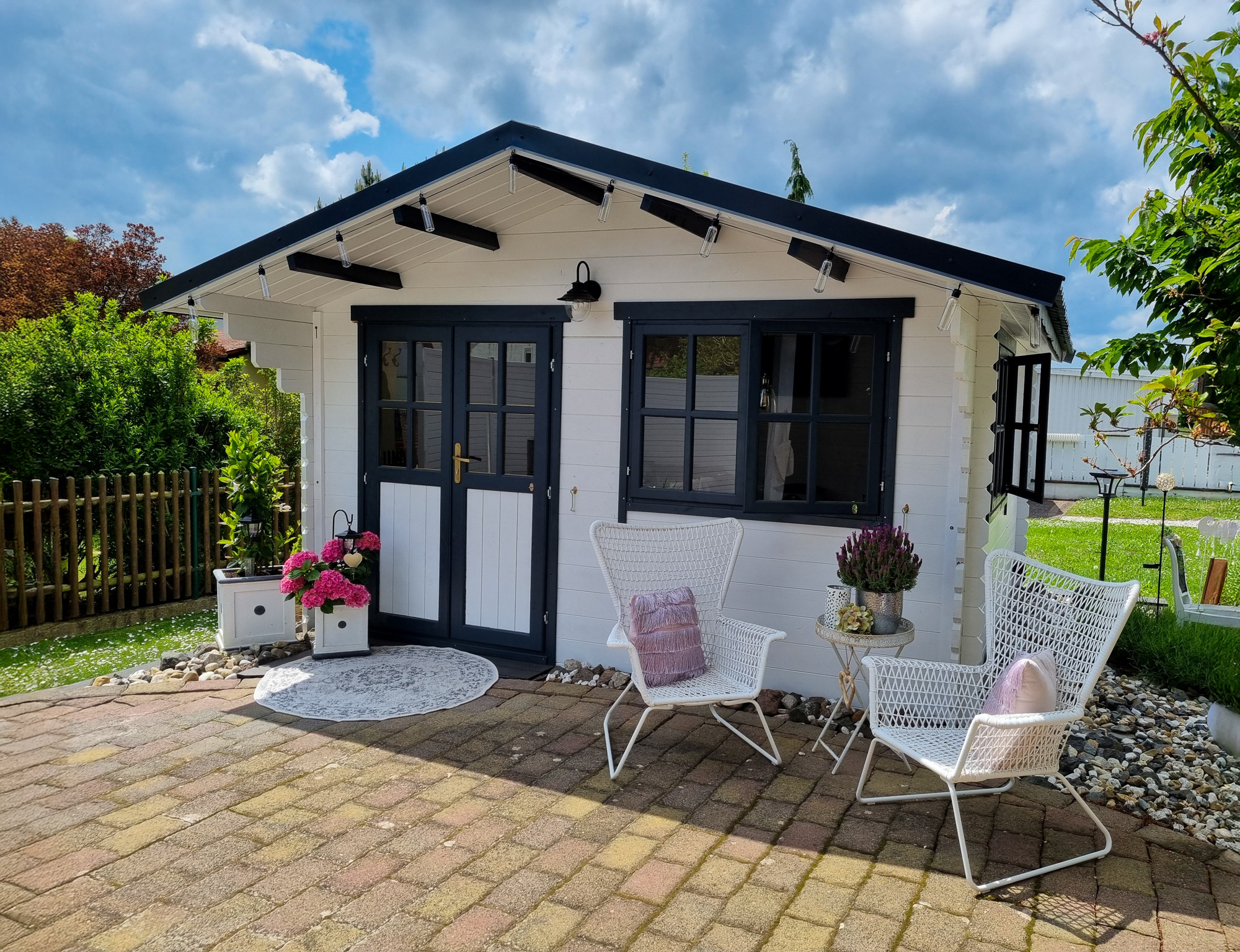 Gartenhäuser mit 14 - 19mm Wandstärke