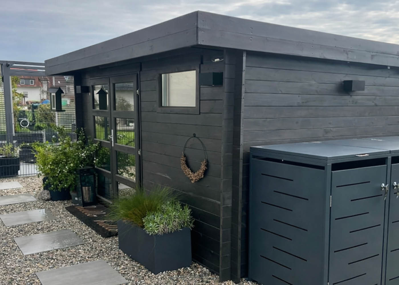 Gartenhäuser mit 14 - 19mm Wandstärke