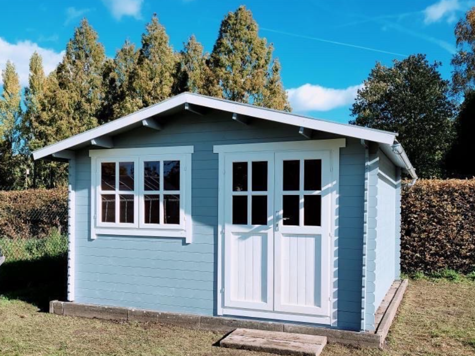 Gartenhäuser mit 14 - 19mm Wandstärke
