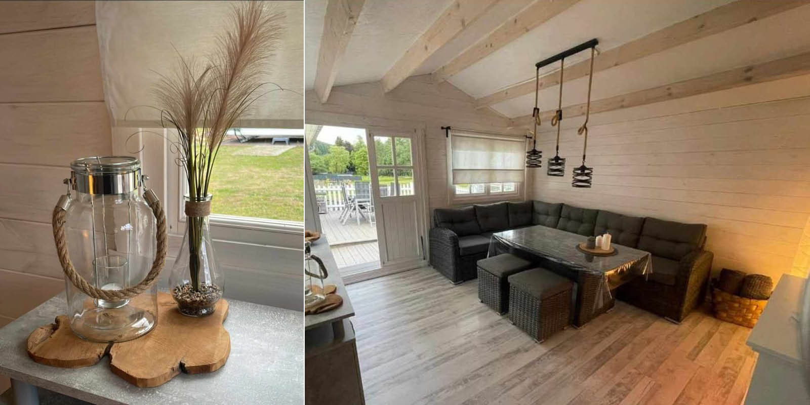 Gartenhäuser mit 14 - 19mm Wandstärke