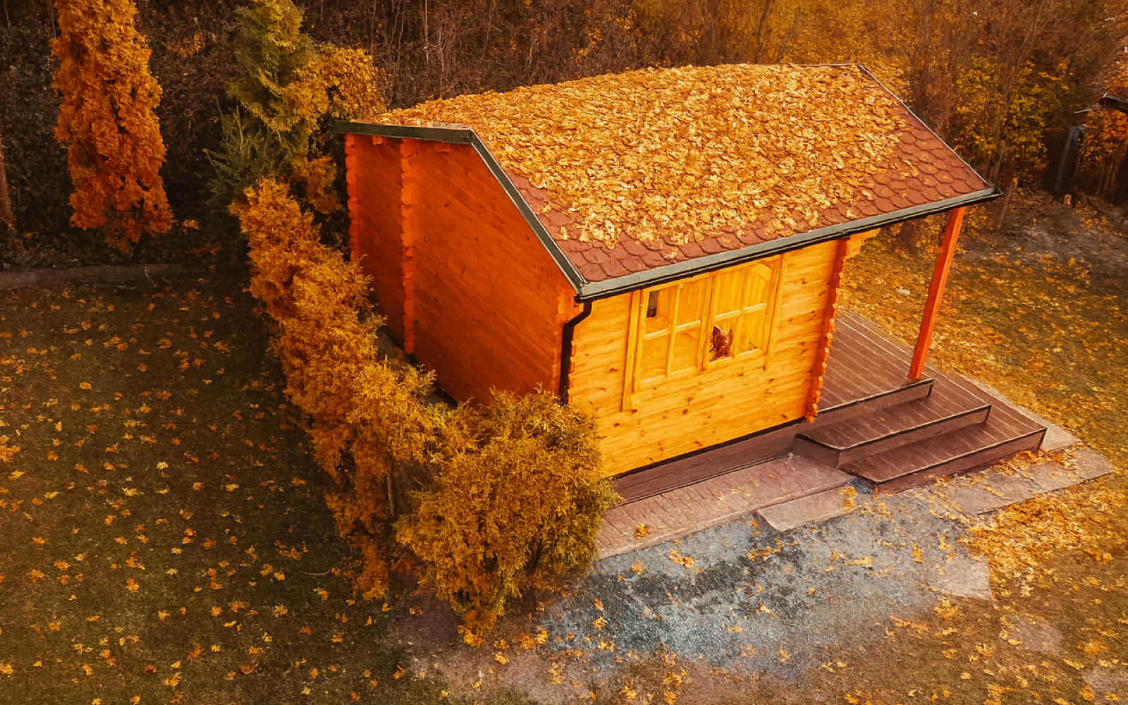 Gartenhäuser mit 14 - 19mm Wandstärke