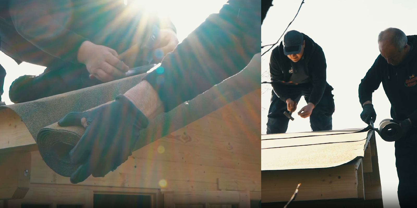 Gartenhäuser mit 14 - 19mm Wandstärke