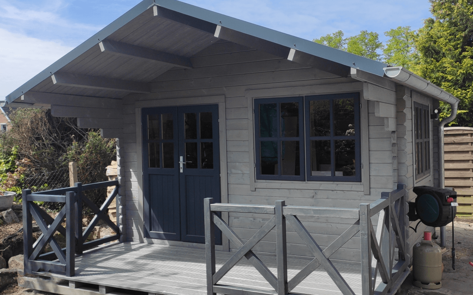 Gartenhäuser mit 14 - 19mm Wandstärke