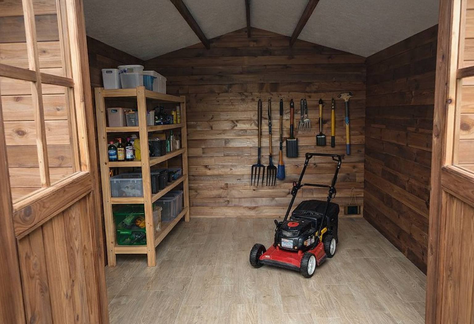 Gartenhäuser mit 14 - 19mm Wandstärke