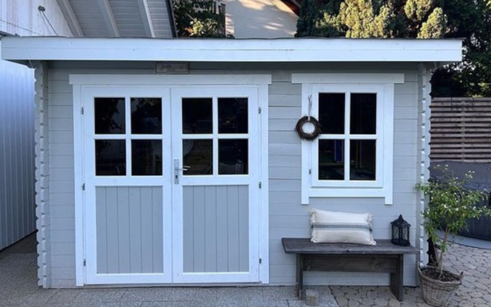 Gartenhäuser mit 14 - 19mm Wandstärke