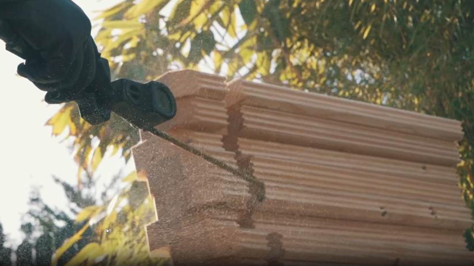 Gartenhäuser mit 14 - 19mm Wandstärke