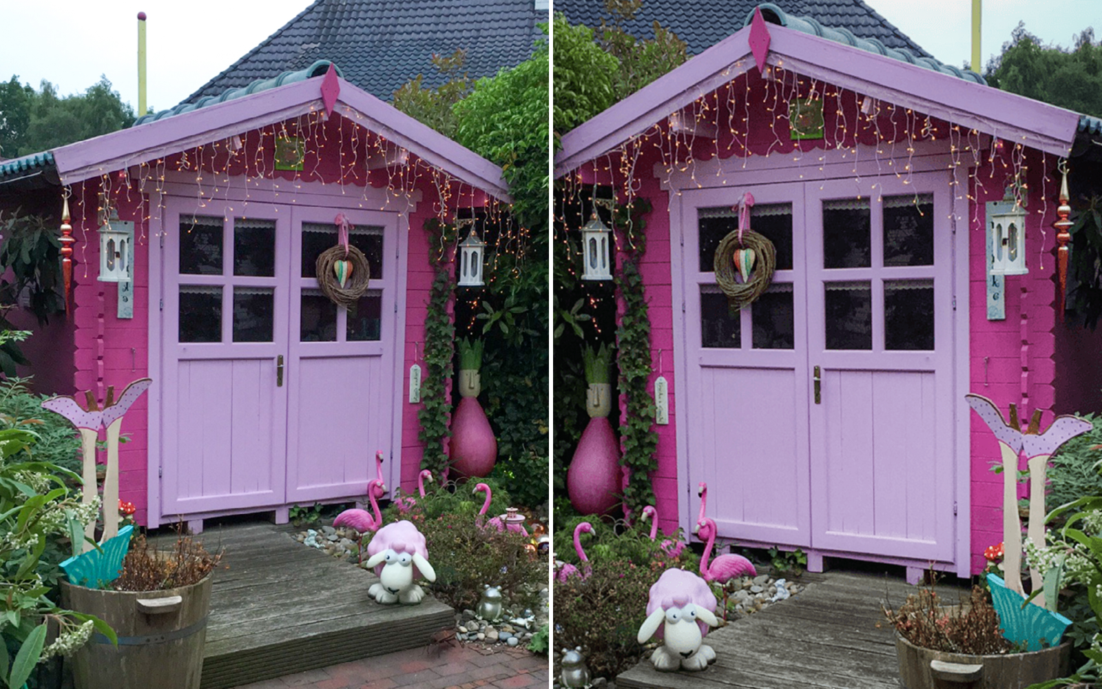 Gartenhäuser mit 14 - 19mm Wandstärke