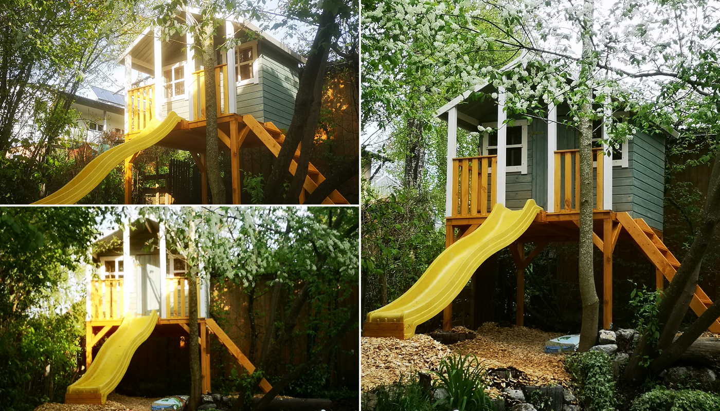 Gartenhäuser mit 14 - 19mm Wandstärke