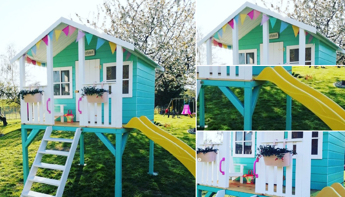 Gartenhäuser mit 14 - 19mm Wandstärke