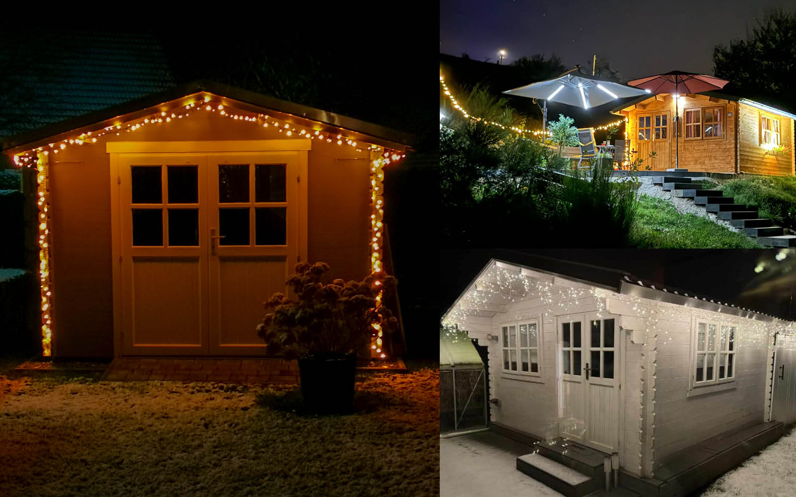 Gartenhäuser mit 14 - 19mm Wandstärke