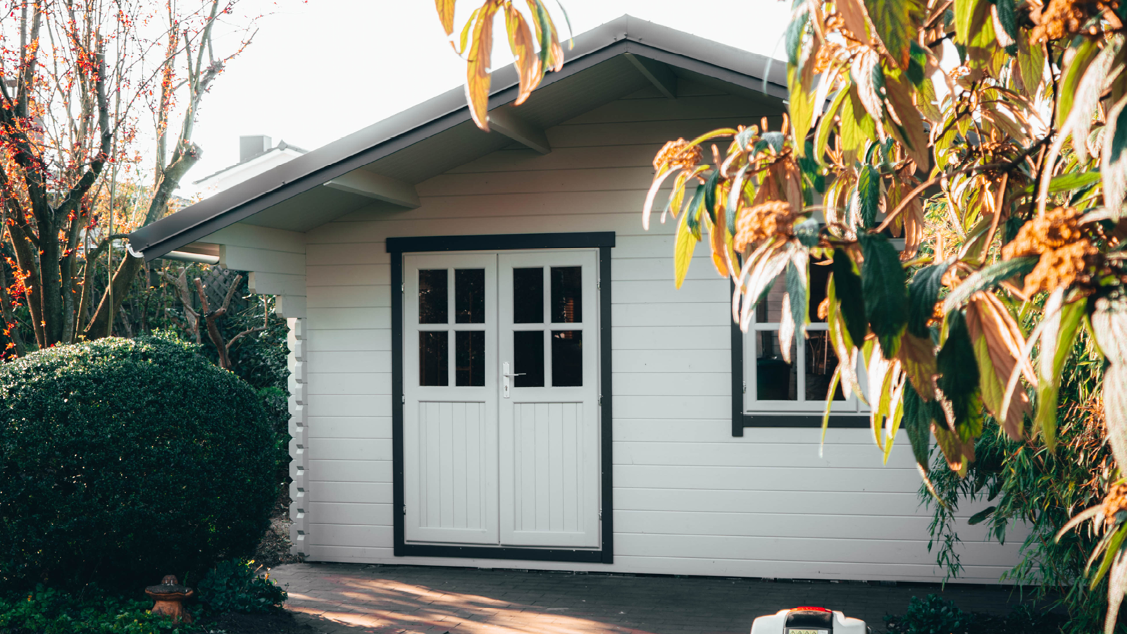 Gartenhäuser mit 14 - 19mm Wandstärke