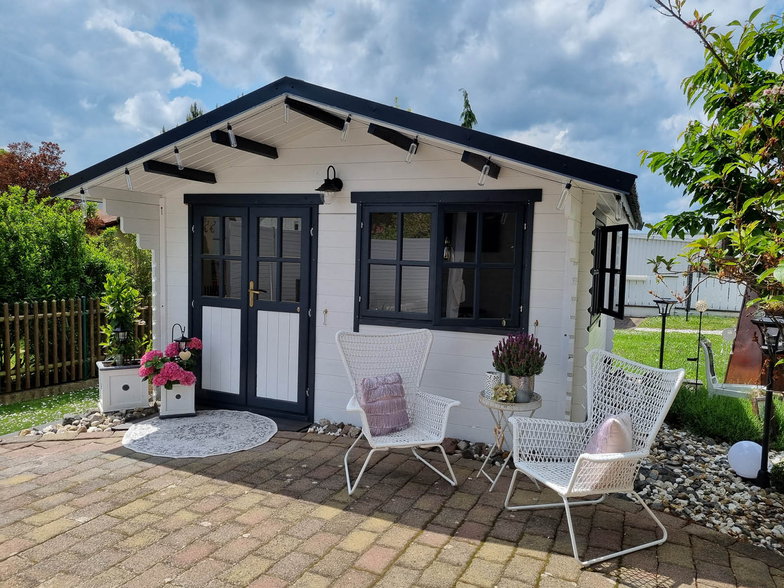 Gartenhäuser mit 14 - 19mm Wandstärke