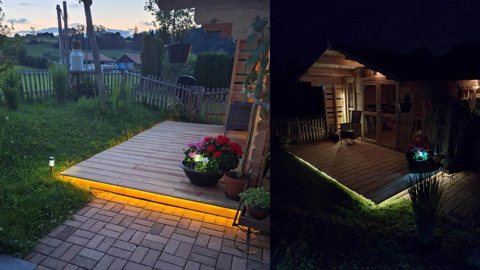 Gartenhäuser mit 14 - 19mm Wandstärke