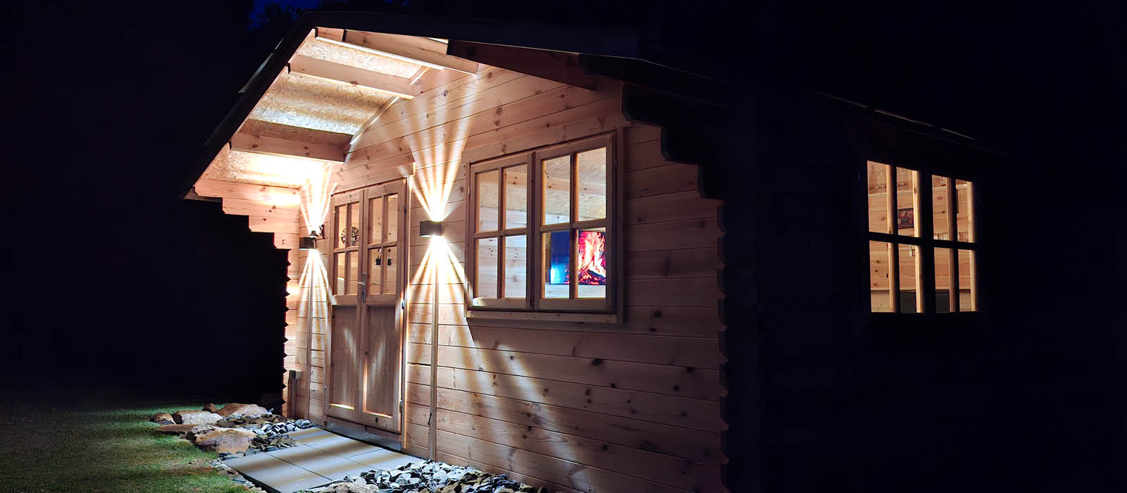 Gartenhäuser mit 14 - 19mm Wandstärke