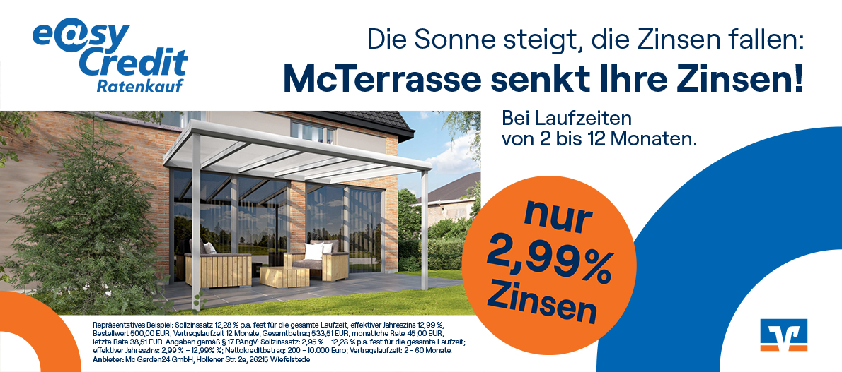 McTerrasse Dein Online Überdachungsprofi