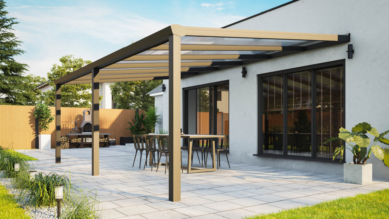 Gartenhäuser mit 14 - 19mm Wandstärke