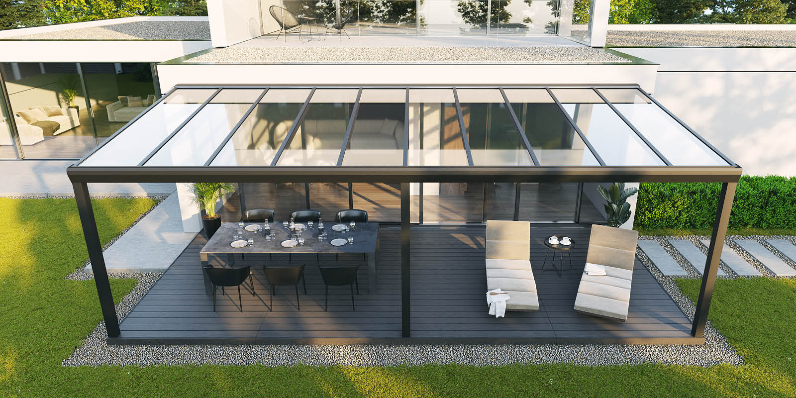 Gartenhäuser mit 14 - 19mm Wandstärke