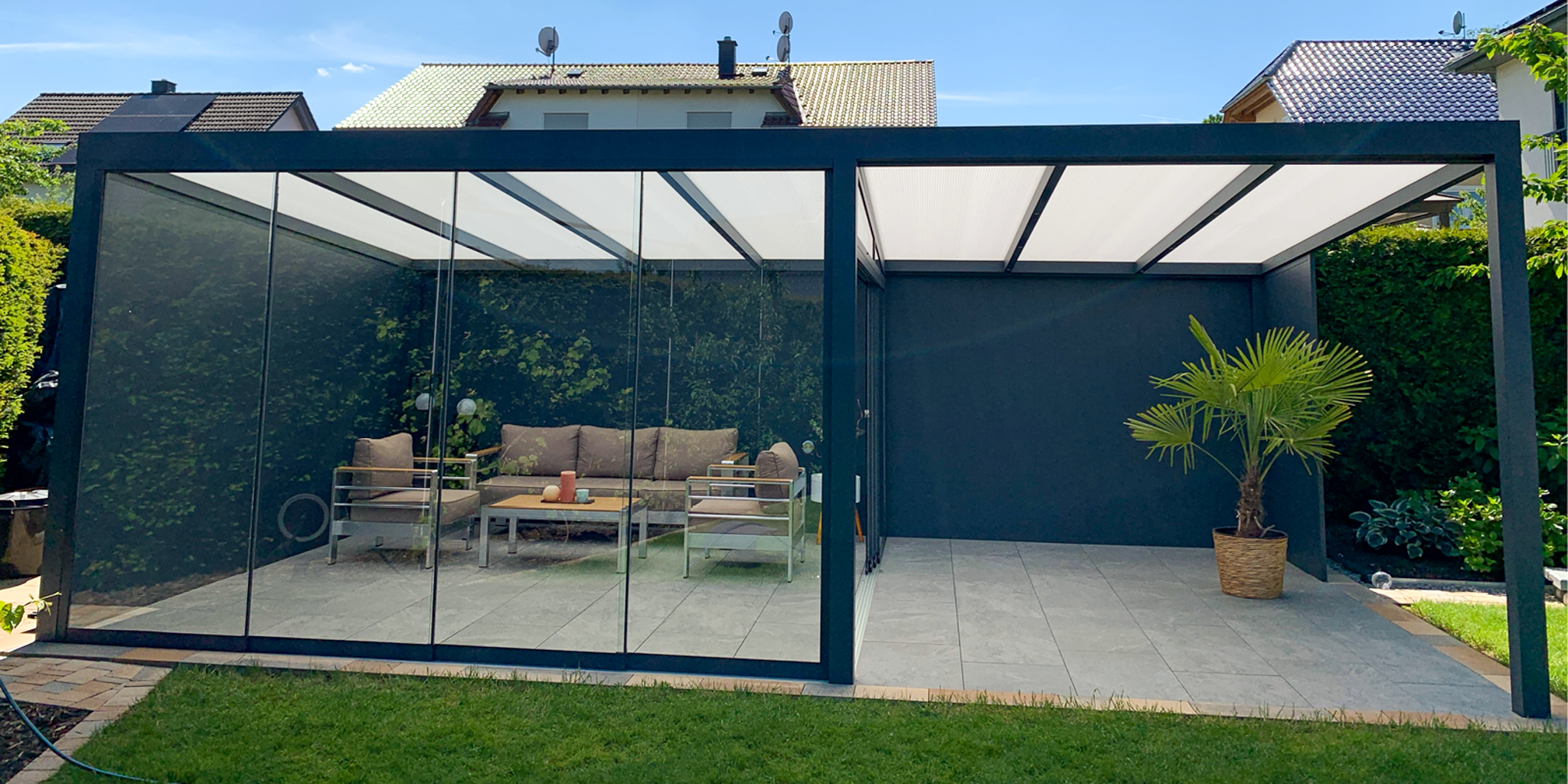 Gartenhäuser mit 14 - 19mm Wandstärke