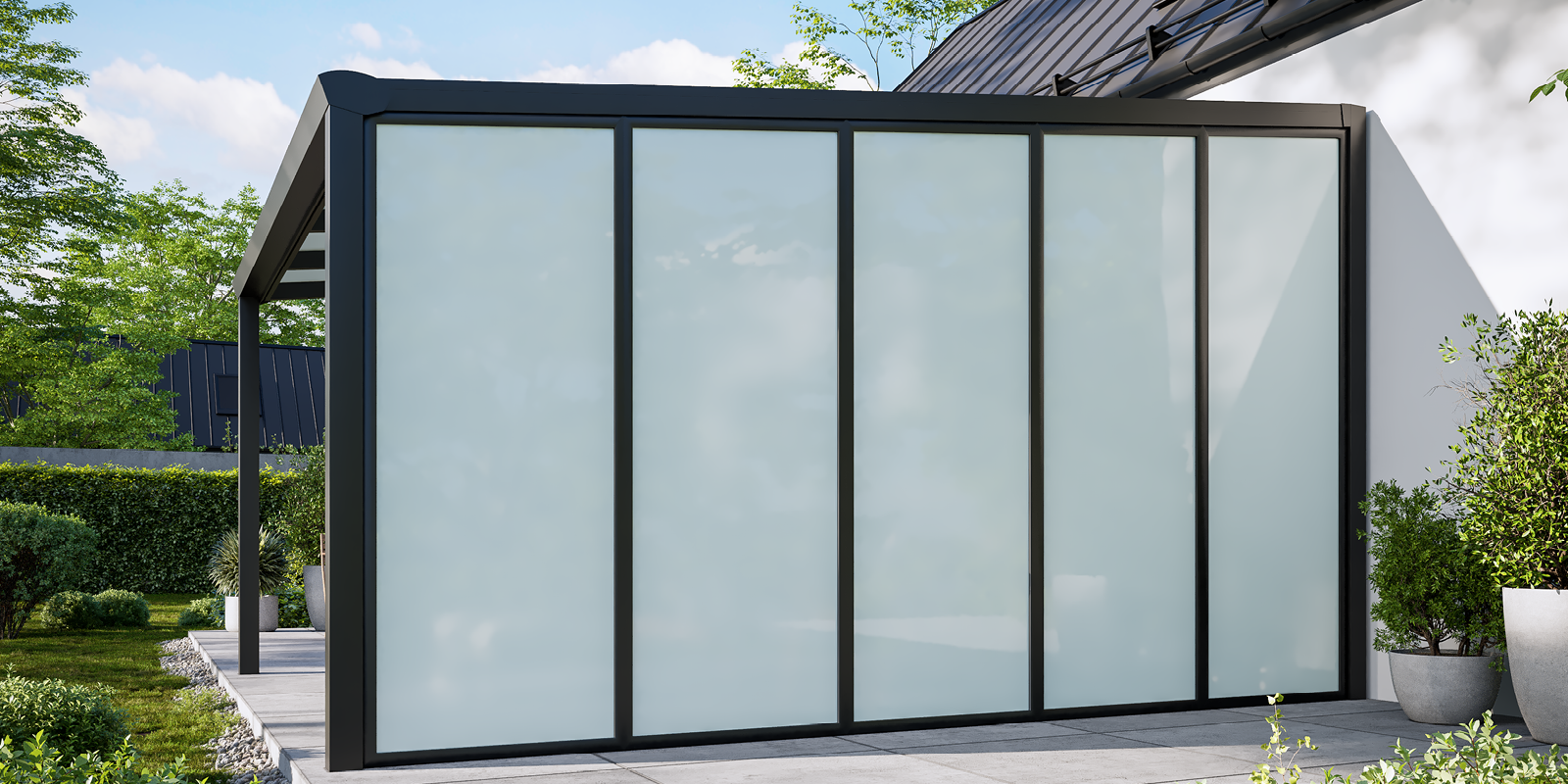 Gartenhäuser mit 14 - 19mm Wandstärke