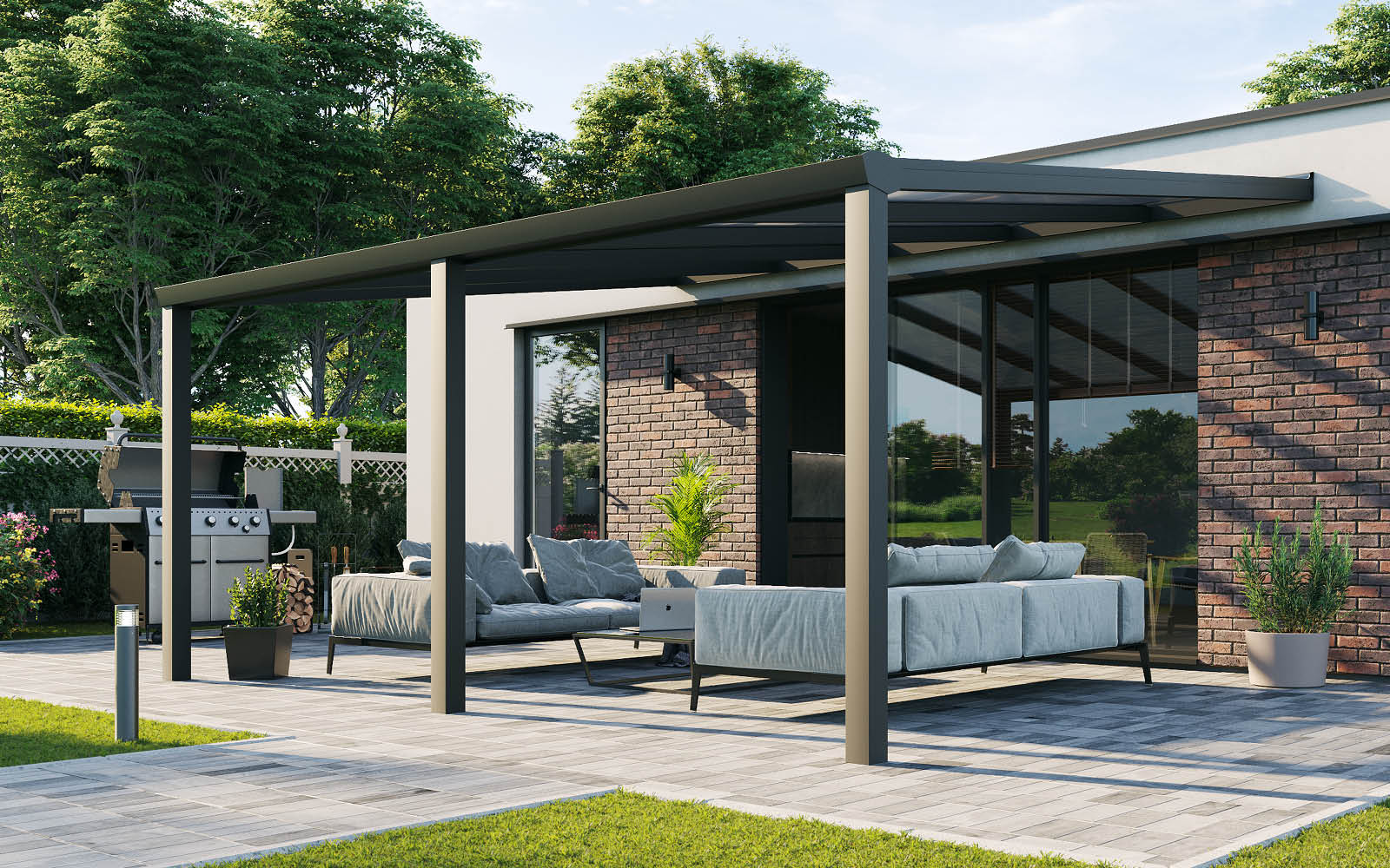 Gartenhäuser mit 14 - 19mm Wandstärke