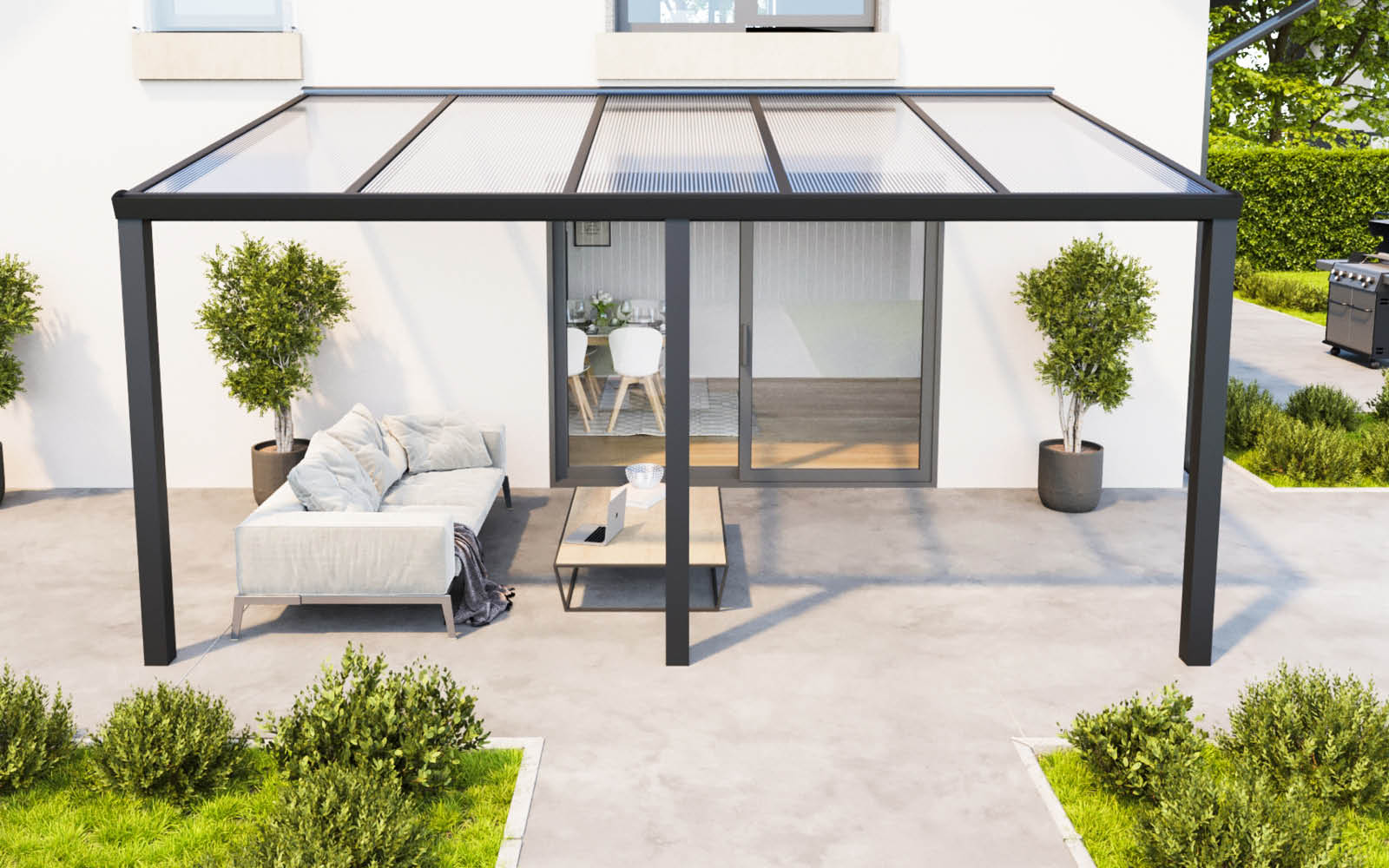 Gartenhäuser mit 14 - 19mm Wandstärke