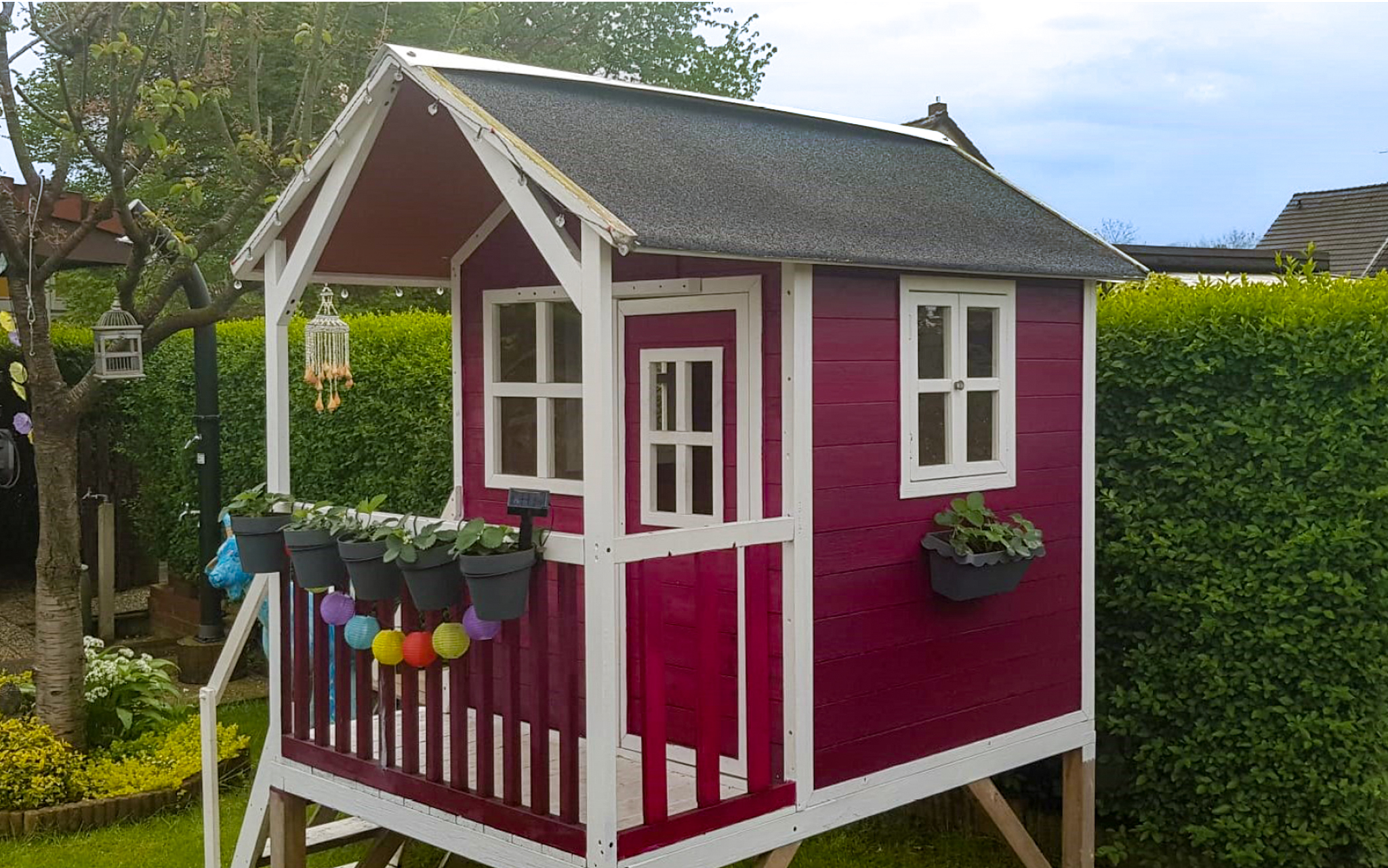 Gartenhäuser mit 14 - 19mm Wandstärke