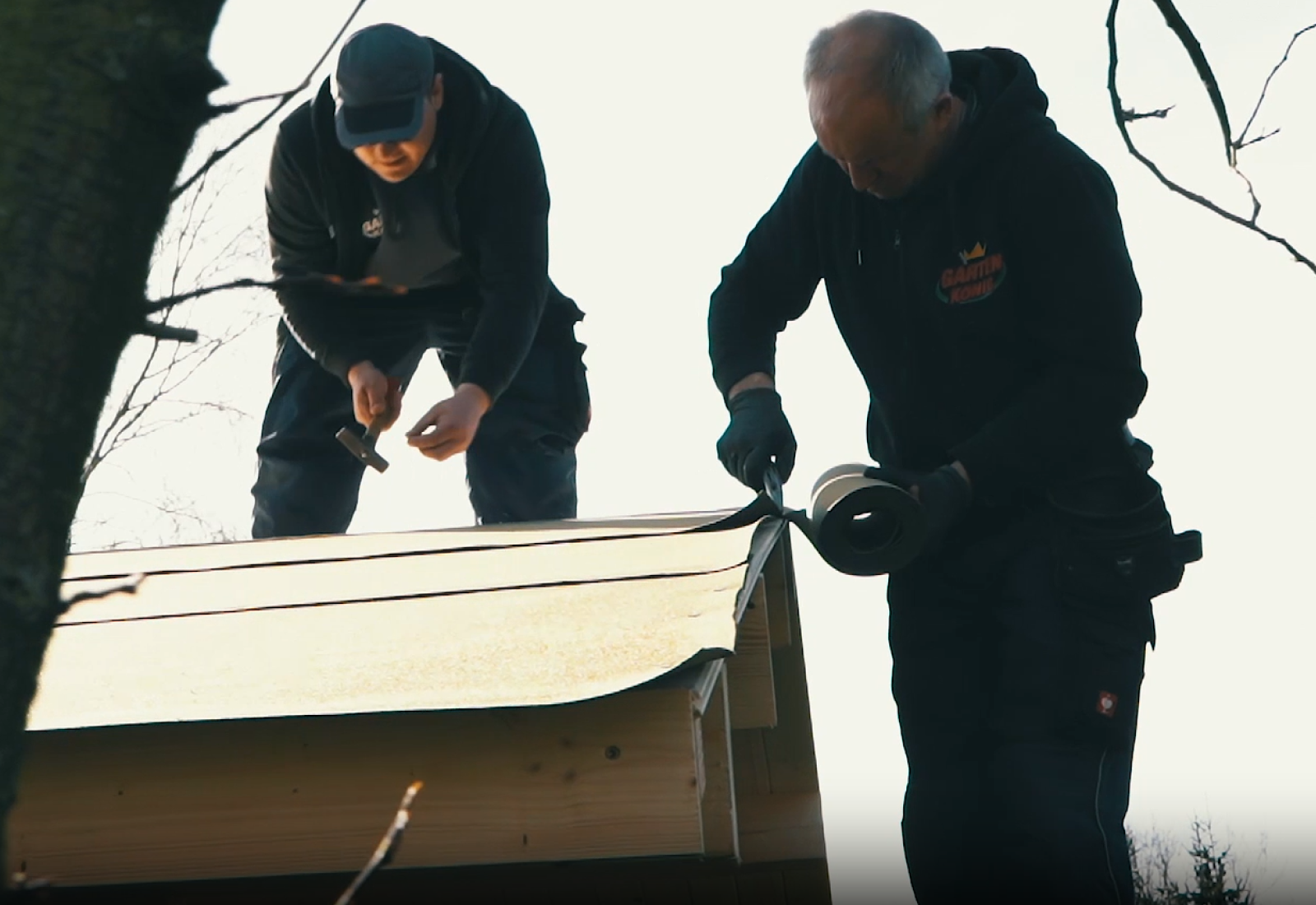 Gartenhäuser mit 14 - 19mm Wandstärke