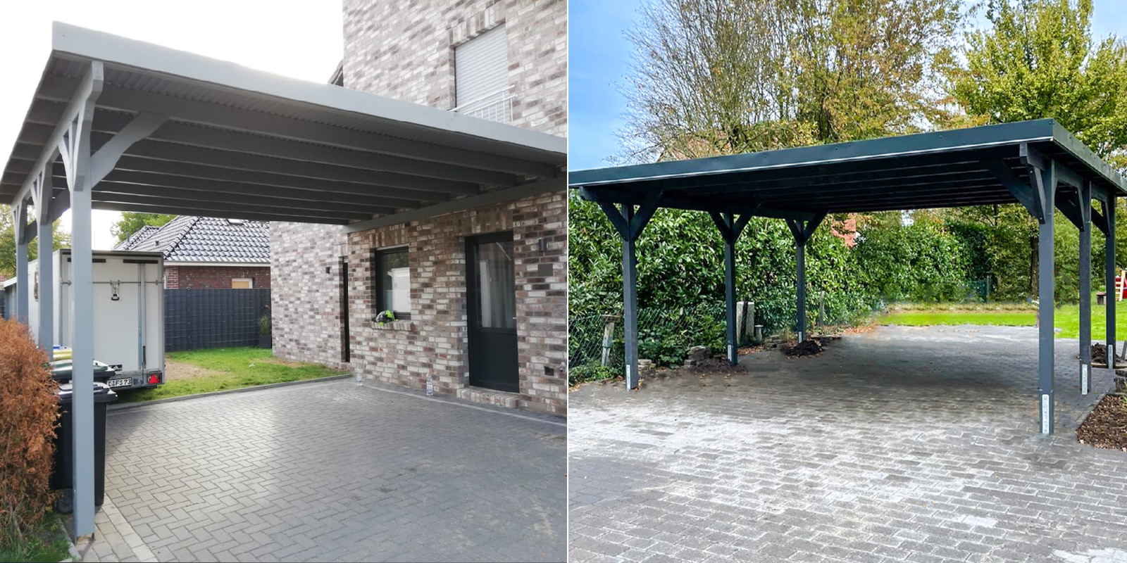 Gartenhäuser mit 14 - 19mm Wandstärke