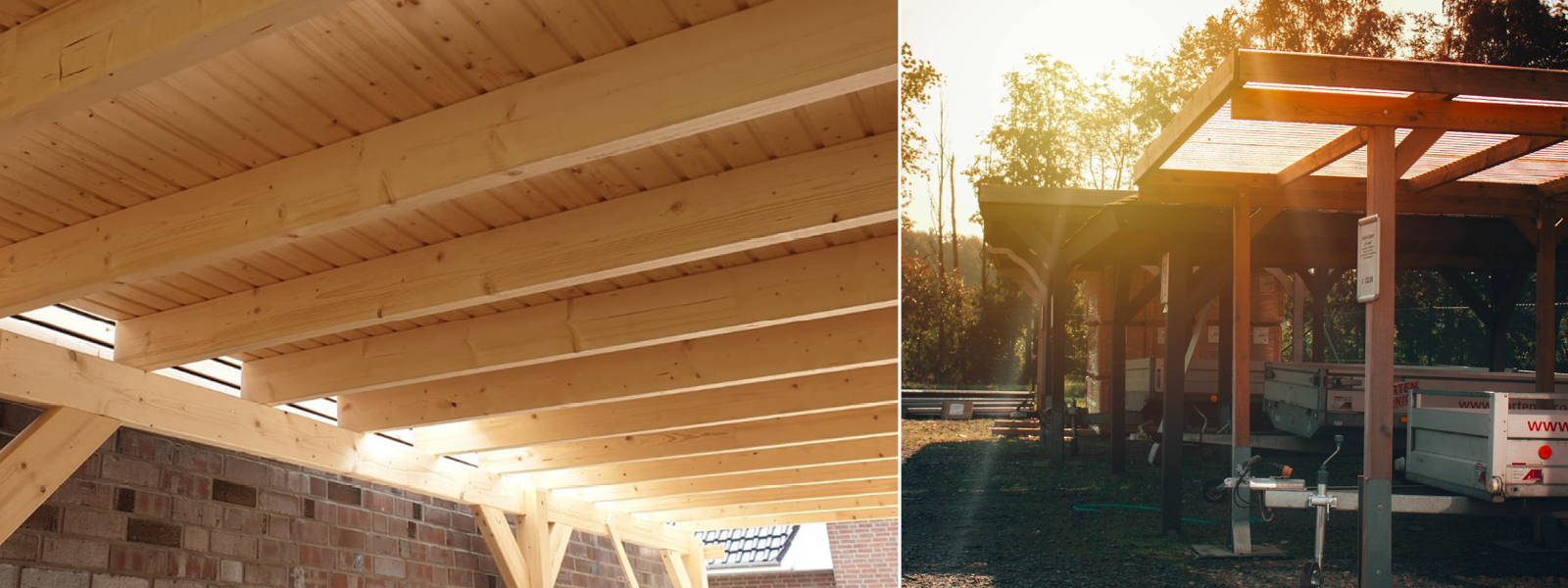 Gartenhäuser mit 14 - 19mm Wandstärke