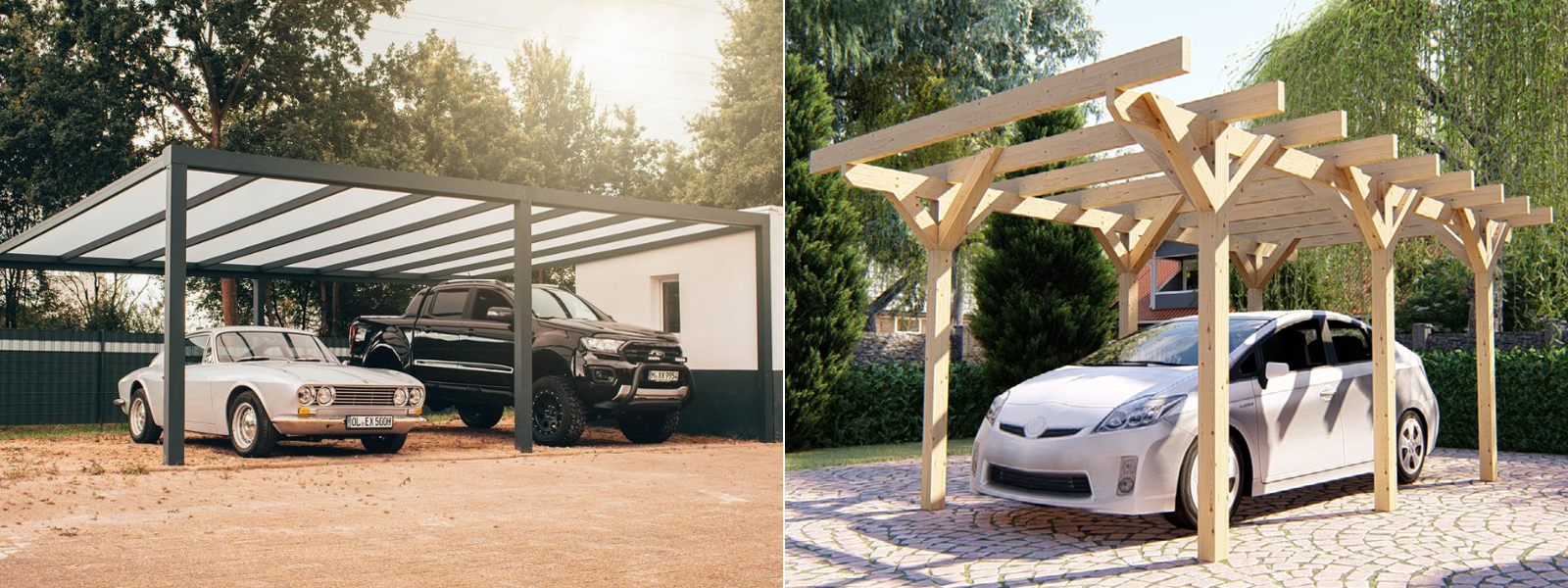 Gartenhäuser mit 14 - 19mm Wandstärke